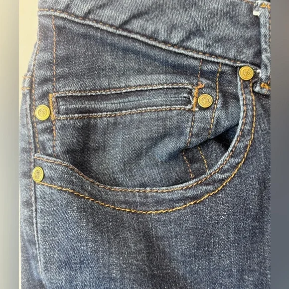 Lane Bryant Genius Fit Straight Jeans 26W Average Dark Wash Stretch Plus Size - Picture 9 of 13